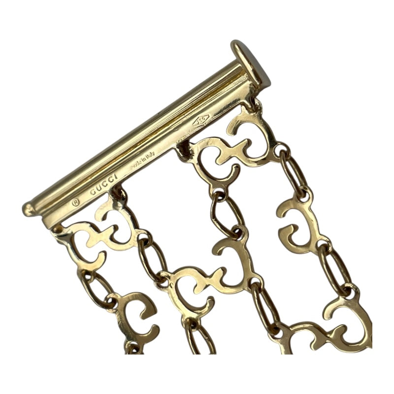 グッチ GUCCI GGブレスレット イエローゴールド 750 ジュエリー