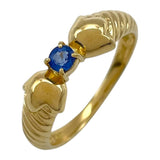 クリスチャン・ディオール Christian Dior サファイアリング ゴールド 750 サファイア ジュエリー