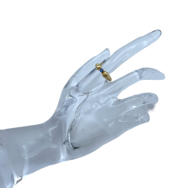 クリスチャン・ディオール Christian Dior サファイアリング ゴールド 750 サファイア ジュエリー