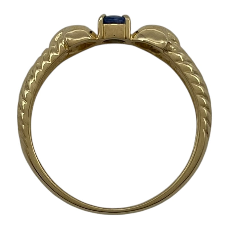 クリスチャン・ディオール Christian Dior サファイアリング ゴールド 750 サファイア ジュエリー