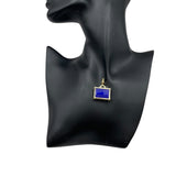 ルイ・ヴィトン LOUIS VUITTON トランクモチーフトップ ゴールド 750 ラピスラズリ ジュエリー