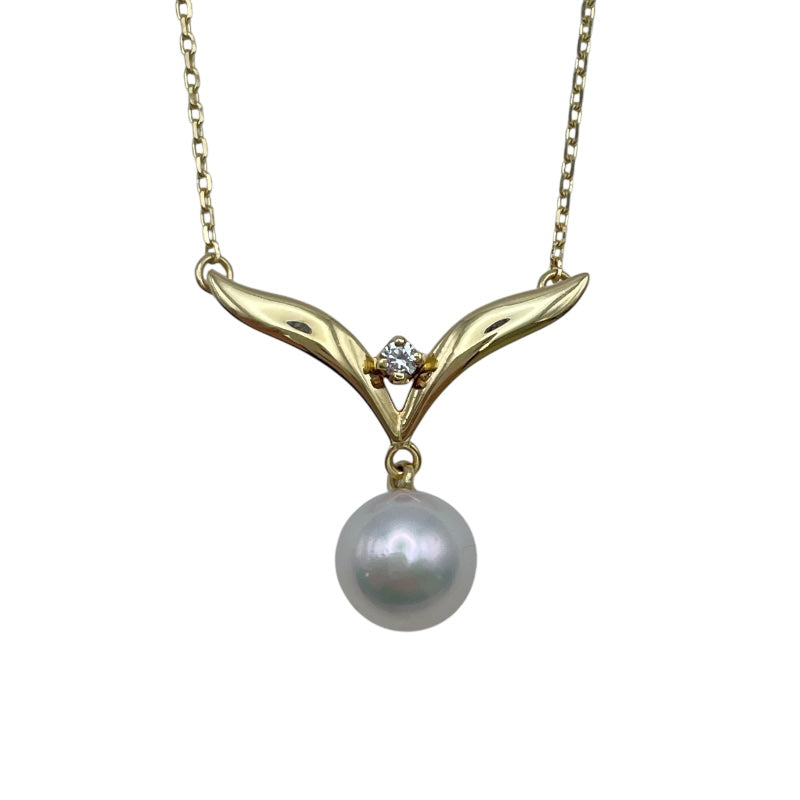 ミキモト MIKIMOTO ネックレス ゴールド K18 ダイヤモンド ジュエリー