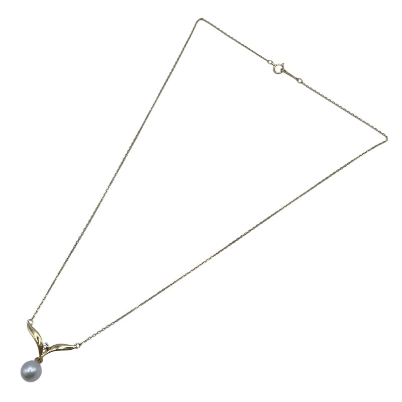 ミキモト MIKIMOTO ネックレス ゴールド K18 ダイヤモンド ジュエリー