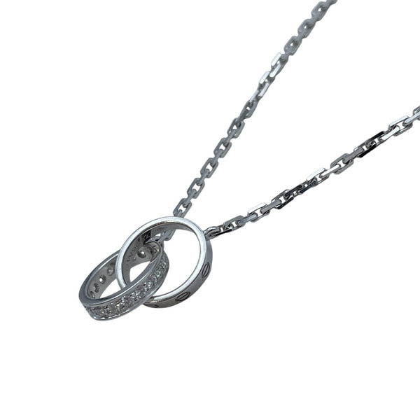 カルティエ Cartier ベビーラブダイヤネックレス ホワイトゴールド 750 ジュエリー
