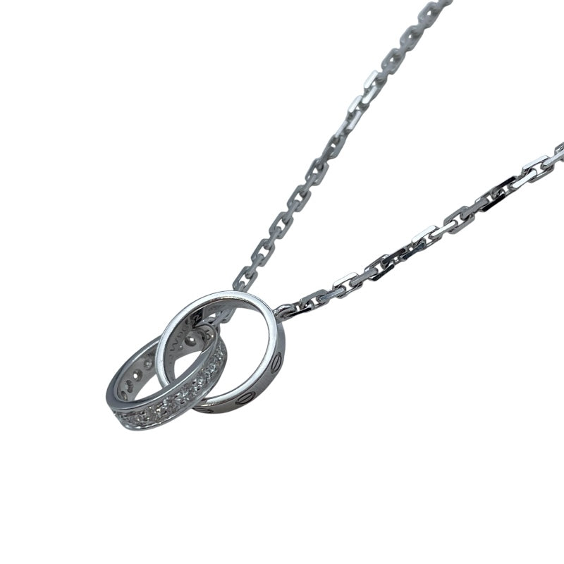 カルティエ Cartier ベビーラブダイヤネックレス ホワイトゴールド 750 ジュエリー