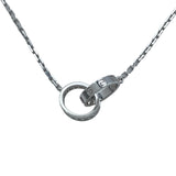 カルティエ Cartier ベビーラブダイヤネックレス ホワイトゴールド 750 ジュエリー