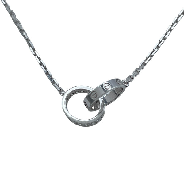 カルティエ Cartier ベビーラブダイヤネックレス ホワイトゴールド 750 ジュエリー