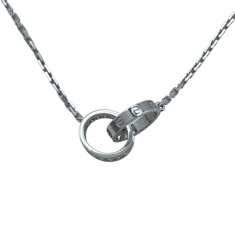 カルティエ Cartier ベビーラブダイヤネックレス ホワイトゴールド 750 ジュエリー