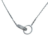 カルティエ Cartier ベビーラブダイヤネックレス ホワイトゴールド 750 ジュエリー