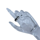 シャネル CHANEL ウルトラ コレクション リング #49(9号) K18WG ブラックセラミック ダイヤモンド ジュエリー