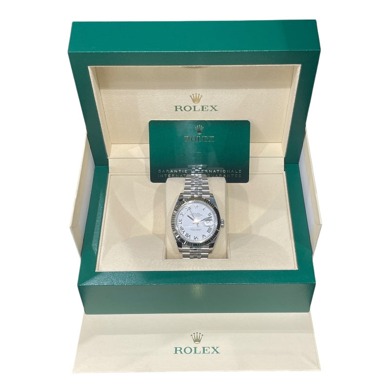 ロレックス ROLEX デイトジャスト41 126334 ホワイト WG/SS メンズ 腕時計