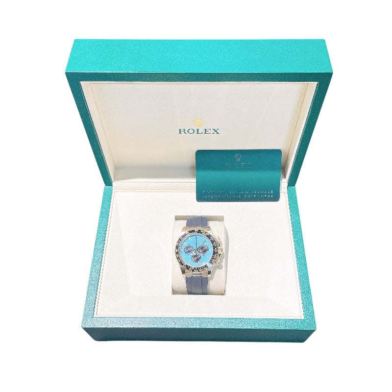 ロレックス ROLEX デイトナ　ターコイズブルー　コスモグラフ 126518LN K18YG 自動巻き メンズ 腕時計