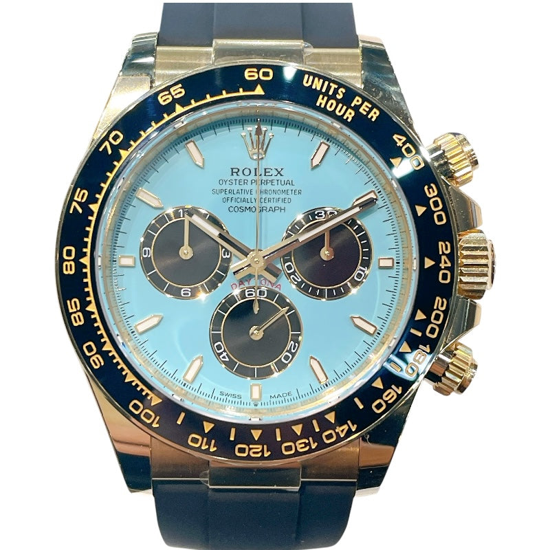ロレックス ROLEX デイトナ　ターコイズブルー　コスモグラフ 126518LN K18YG 自動巻き メンズ 腕時計