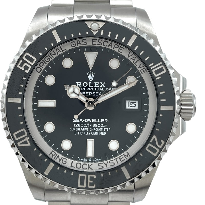 ロレックス ROLEX ディープシー ランダムシリアル 136660 ブラック SS 自動巻き メンズ 腕時計