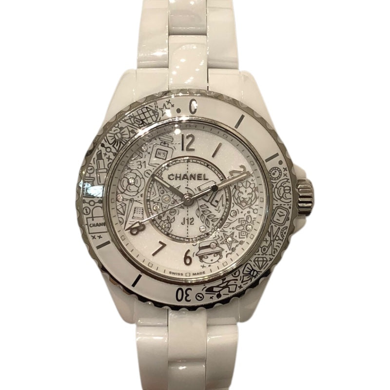 シャネル CHANEL J12　33mm　世界2020本限定 H6477 ホワイト セラミック レディース 腕時計