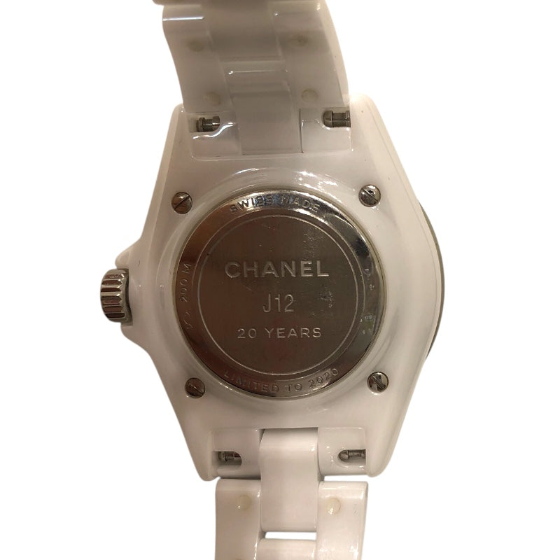シャネル CHANEL J12　33mm　世界2020本限定 H6477 ホワイト セラミック レディース 腕時計