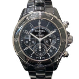 シャネル CHANEL J12　クロノグラフ　41mm H0940 ブラック セラミック メンズ 腕時計