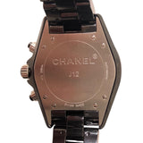 シャネル CHANEL J12　クロノグラフ　41mm H0940 ブラック セラミック メンズ 腕時計