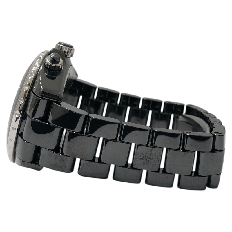 シャネル CHANEL J12　クロノグラフ　41mm H0940 ブラック セラミック メンズ 腕時計