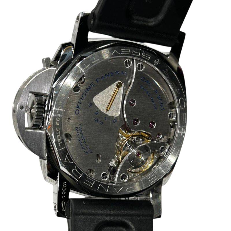 パネライ PANERAI ルミノールマリーナ1950　3デイズ　アッチャイオ PAM00422 ブラック SS/ラバーベルト メンズ 腕時計