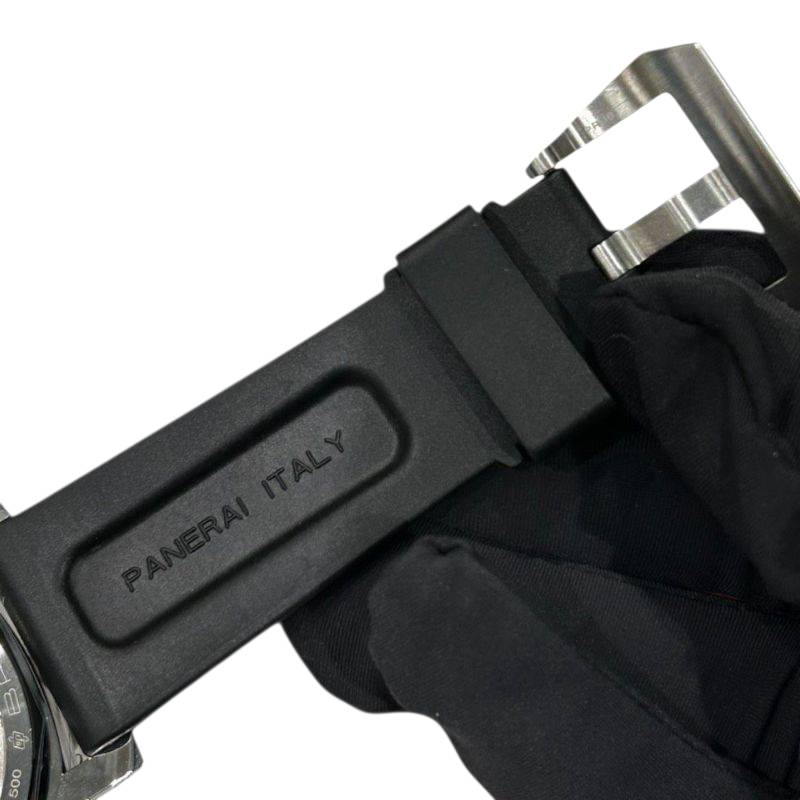 パネライ PANERAI ルミノールマリーナ1950　3デイズ　アッチャイオ PAM00422 ブラック SS/ラバーベルト メンズ 腕時計