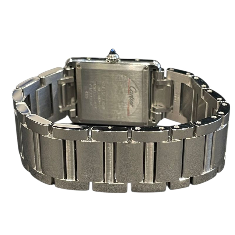 カルティエ Cartier タンクマスト LM WSTA0052 ホワイト SS ユニセックス 腕時計