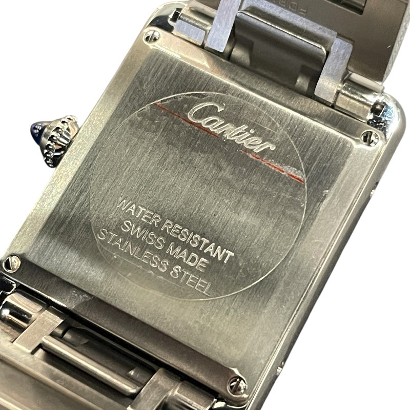 カルティエ Cartier タンクマスト LM WSTA0052 ホワイト SS ユニセックス 腕時計