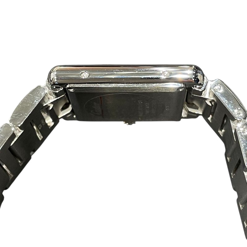 カルティエ Cartier タンクマスト LM WSTA0052 ホワイト SS ユニセックス 腕時計