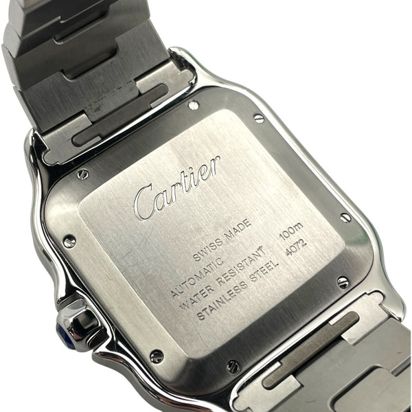 カルティエ Cartier サントス ドゥ カルティエ LM WSSA0009 ホワイト SS メンズ 腕時計