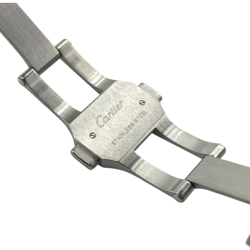 カルティエ Cartier サントス ドゥ カルティエ LM WSSA0009 ホワイト SS メンズ 腕時計