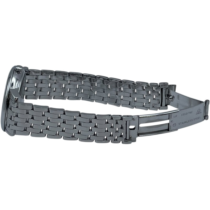 オメガ OMEGA デビル プレステージ コーアクシャル 424.10.37.20.03.001 ブルー SS 自動巻き メンズ 腕時計