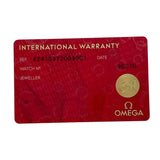 オメガ OMEGA デビル プレステージ コーアクシャル 424.10.37.20.03.001 ブルー SS 自動巻き メンズ 腕時計