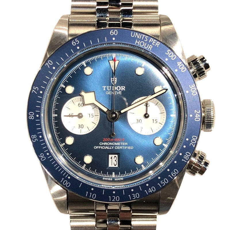 チューダー/チュードル TUDOR ブラックベイ クロノ ブティック限定 79360B ブルー SS メンズ 腕時計