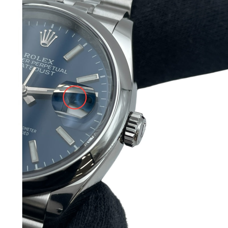 ロレックス ROLEX デイトジャスト36 ランダムシリアル 126200 ブライトブルー SS 自動巻き メンズ 腕時計