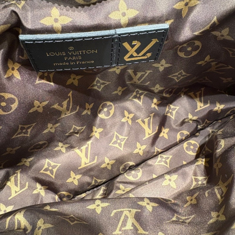 ルイ・ヴィトン LOUIS VUITTON マキシミュルティ・ポシェット・アクセソワ―ル M58980 ブラック・フューシャ モノグラム・エコナイロン レディース ショルダーバッグ