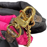 ルイ・ヴィトン LOUIS VUITTON マキシミュルティ・ポシェット・アクセソワ―ル M58980 ブラック・フューシャ モノグラム・エコナイロン レディース ショルダーバッグ