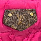 ルイ・ヴィトン LOUIS VUITTON マキシミュルティ・ポシェット・アクセソワ―ル M58980 ブラック・フューシャ モノグラム・エコナイロン レディース ショルダーバッグ