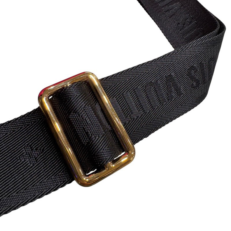 ルイ・ヴィトン LOUIS VUITTON マキシミュルティ・ポシェット・アクセソワ―ル M58980 ブラック・フューシャ モノグラム・エコナイロン レディース ショルダーバッグ