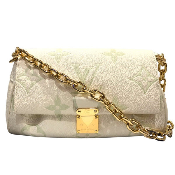 ルイ・ヴィトン LOUIS VUITTON フェイボリットNM M46842 ベージュ モノグラム・アンプラント レディース ショルダーバッグ