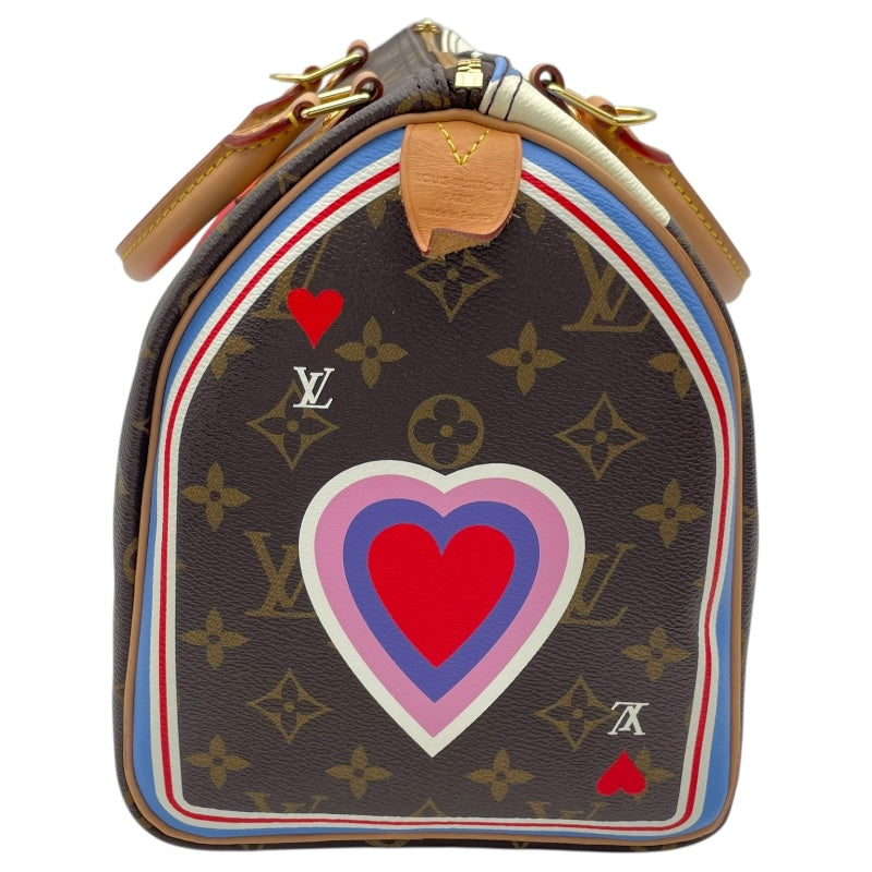ルイ・ヴィトン LOUIS VUITTON スピーディ・バンドリエール30 M57451 ブラウン モノグラム・ゲームオンコレクション レディース ボストンバッグ