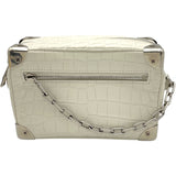 ルイ・ヴィトン LOUIS VUITTON ソフトトランクミニ N98495 ホワイト クロコマット メンズ ショルダーバッグ