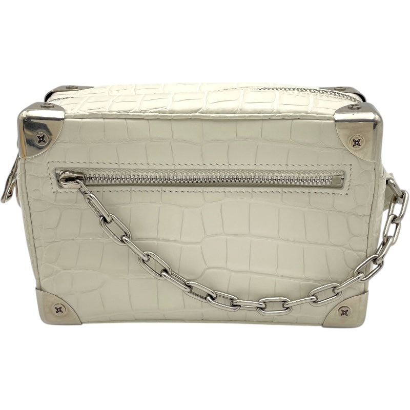 ルイ・ヴィトン LOUIS VUITTON ソフトトランクミニ N98495 ホワイト クロコマット メンズ ショルダーバッグ
