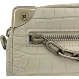 ルイ・ヴィトン LOUIS VUITTON ソフトトランクミニ N98495 ホワイト クロコマット メンズ ショルダーバッグ