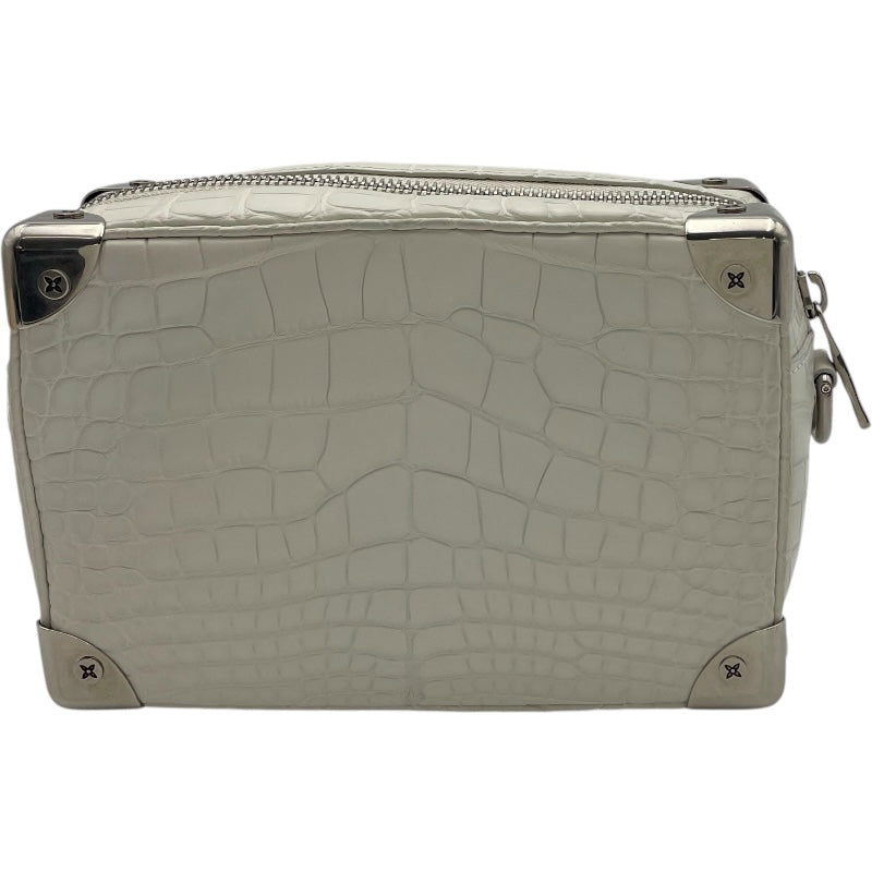 ルイ・ヴィトン LOUIS VUITTON ソフトトランクミニ N98495 ホワイト クロコマット メンズ ショルダーバッグ