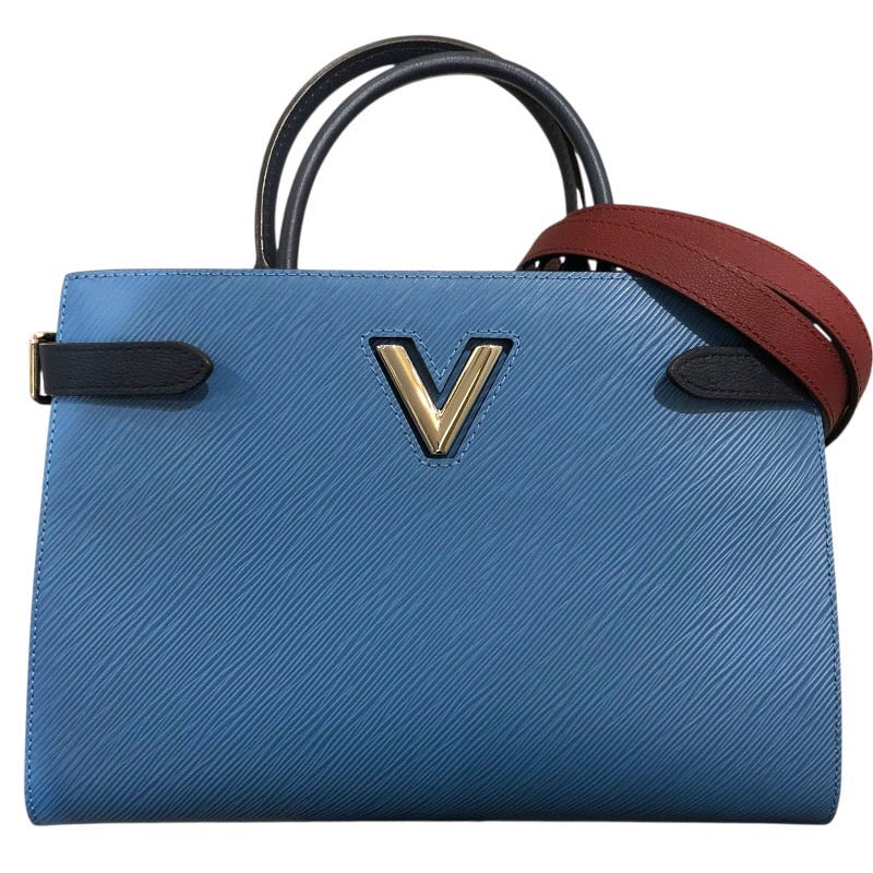 ルイ・ヴィトン LOUIS VUITTON ツイストトート M52873 ブルージーン エピ レディース ハンドバッグ