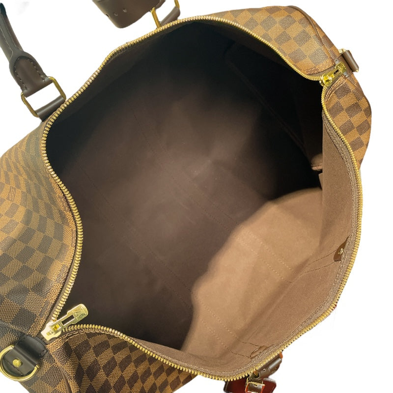 ルイ・ヴィトン LOUIS VUITTON キーポル・バンドリエール55 N41414 ダミエ PVC レザー ユニセックス ボストンバッグ