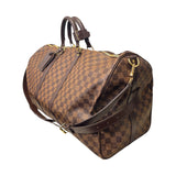 ルイ・ヴィトン LOUIS VUITTON キーポル・バンドリエール55 N41414 ダミエ PVC レザー ユニセックス ボストンバッグ