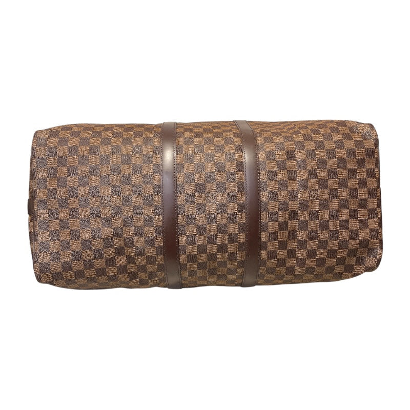 ルイ・ヴィトン LOUIS VUITTON キーポル・バンドリエール55 N41414 ダミエ PVC レザー ユニセックス ボストンバッグ