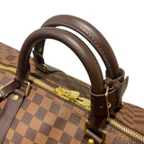 ルイ・ヴィトン LOUIS VUITTON キーポル・バンドリエール55 N41414 ダミエ PVC レザー ユニセックス ボストンバッグ