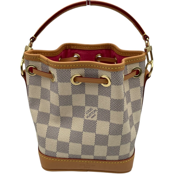 ルイ・ヴィトン LOUIS VUITTON ナノノエ N40511 ホワイト ダミエ レディース ショルダーバッグ